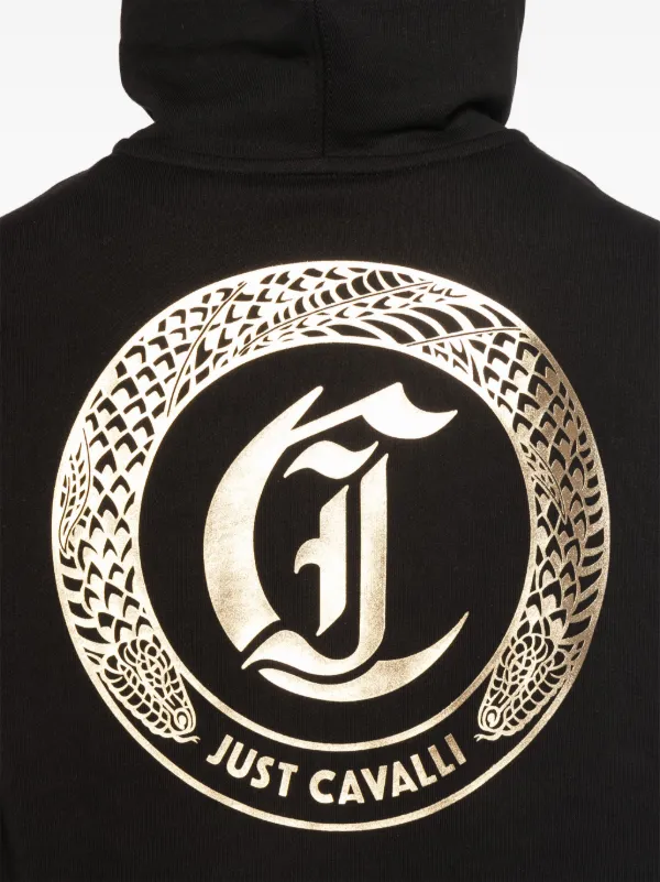 Just Cavalli logo-print Hoodie | Black | FARFETCH TR