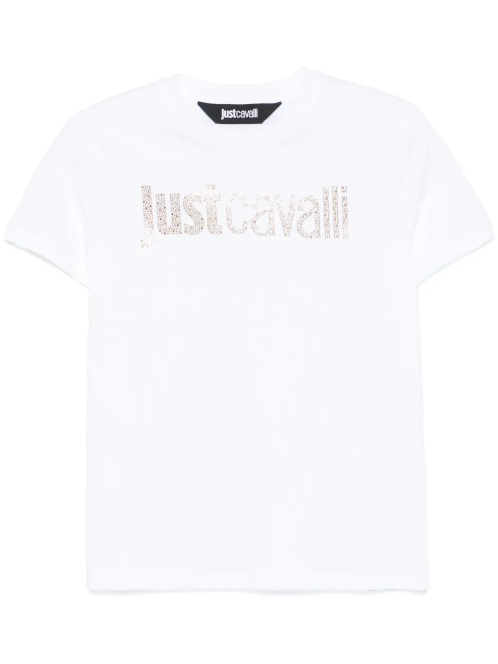 studded-logo T-shirt