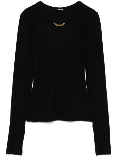 Just Cavalli ribbed-knit sweater