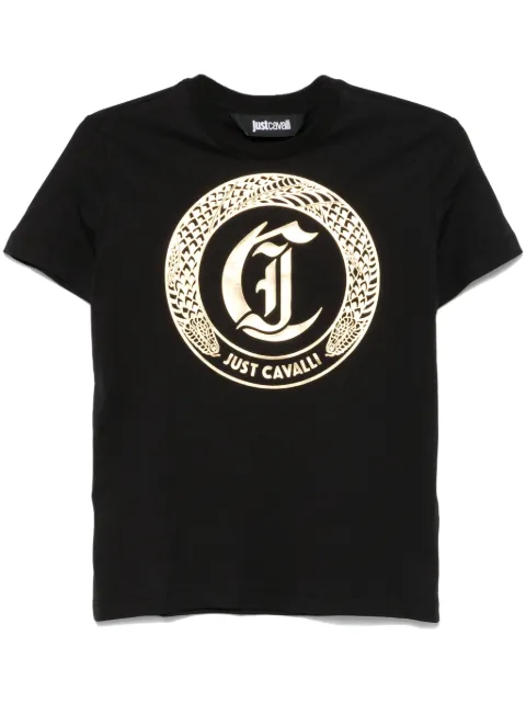 Just Cavalli logo-print T-shirt