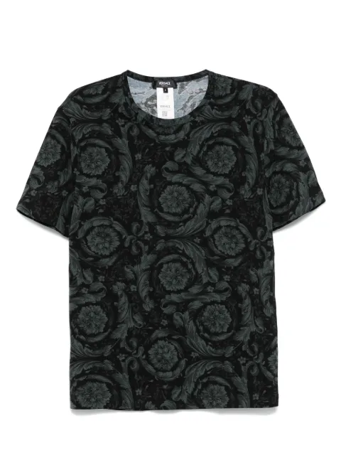 Versace playera con estampado Barocco