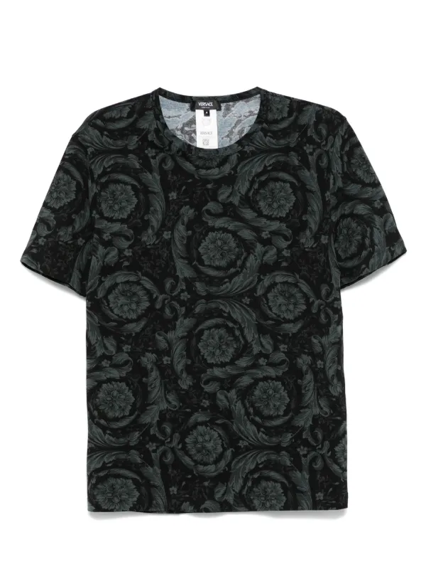 Versace バロッコプリント Tシャツ | ブラック | FARFETCH JP