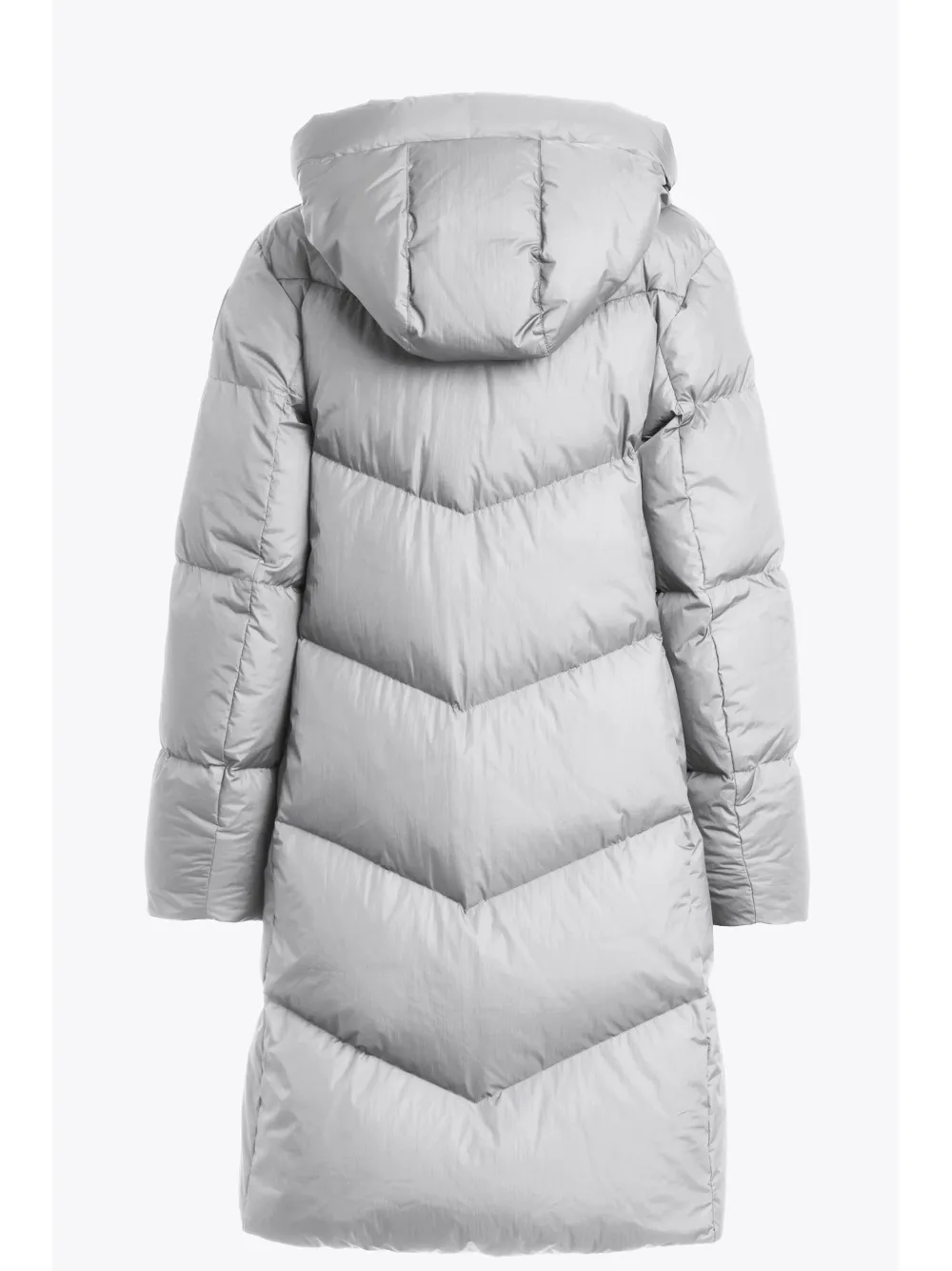 Shop Parajumpers Rindou Parka Coat In Grey