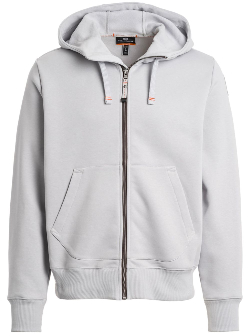 zip-up jersey hoodie