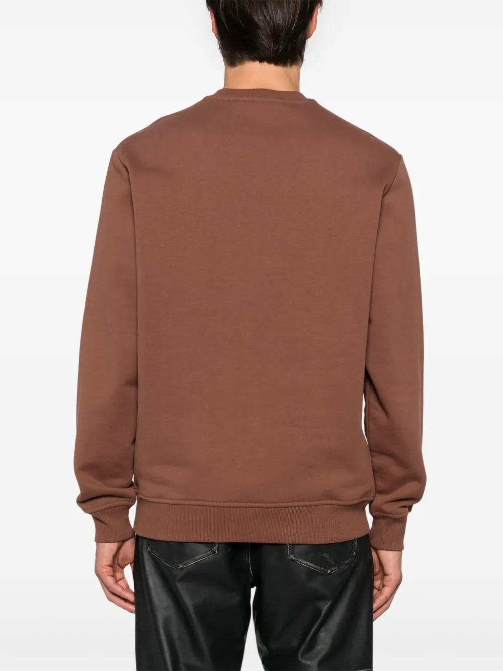 Just Cavalli Sweater met geborduurd logo Bruin