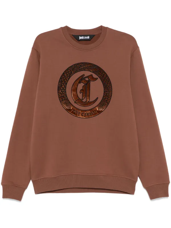 Just Cavalli ロゴ スウェットシャツ | ブラウン | FARFETCH JP