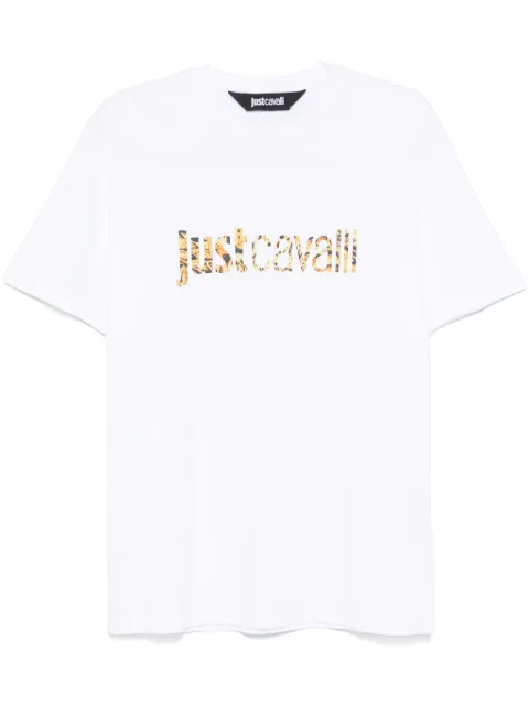 Just Cavalli logo-print T-shirt