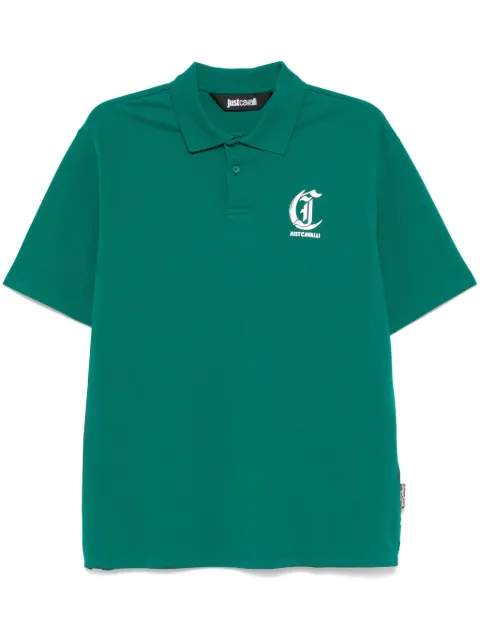 Just Cavalli logo-print polo shirt