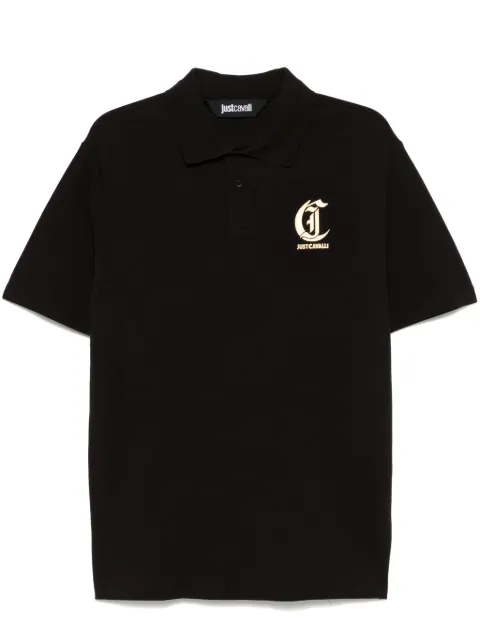 Just Cavalli logo-print polo shirt