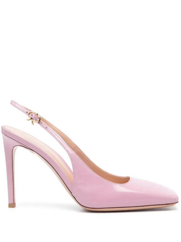 Gianvito Rossi 85mm Nuit Slingback Pumps Pink FARFETCH IN - Main Image