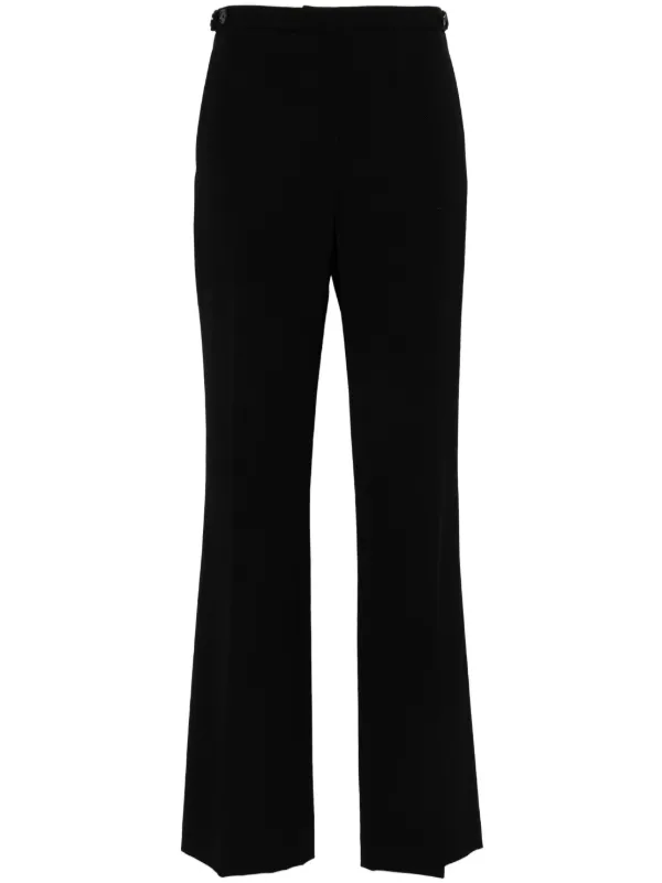 【送料&関税込】The Row Black Wool Jesse Pant THE ROW Jesse wool and silk-blend straight-leg pants | NET-A