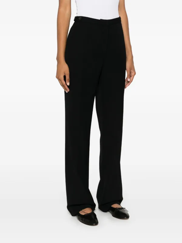 パンツ THE ROW Black Wool Jesse Pant THE ROW JESSE PANT – Lawrence Covell