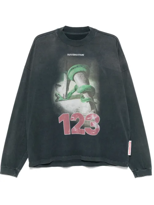 RRR123 t-shirt Inri Snake - Gris - RRR123 - Modalova