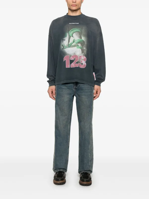 【Rivington Roi Rebis】RRR123 Inri Snake Tシャツ 長袖 DHgate.com:RIVINGTON roi Rebis 123 Mens and Womens T-Shirt