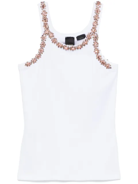 PINKO crystal-embellished tank top
