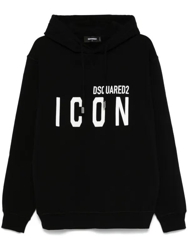 DSQUARED2 Icon Hoodie Black FARFETCH AO