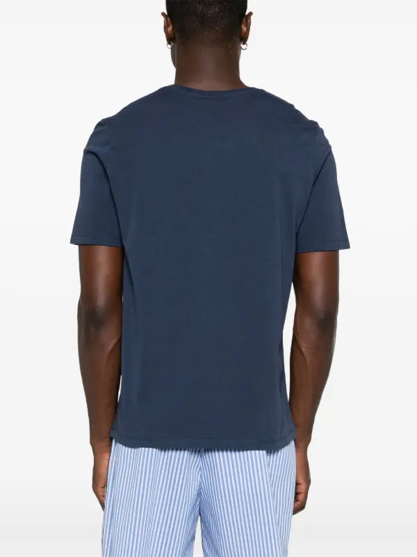 Maison Kitsuné Chillax Fox-motif T-shirt | Blue | FARFETCH ID
