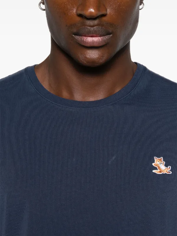 Maison Kitsuné Chillax Fox-motif T-shirt | Blue | FARFETCH ID