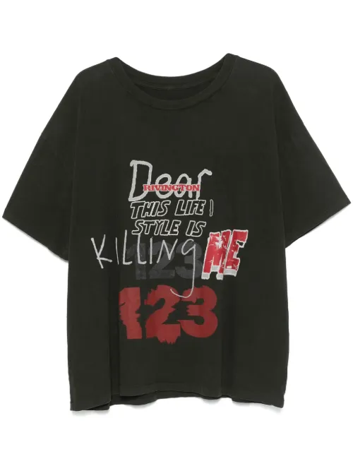 T-shirt à slogan imprimé - RRR123 - Modalova