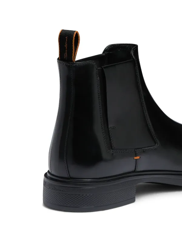 【関税込み】SANTONI Ankle boots Santoni Easy Leather Ankle Boots | Black | FARFETCH JO