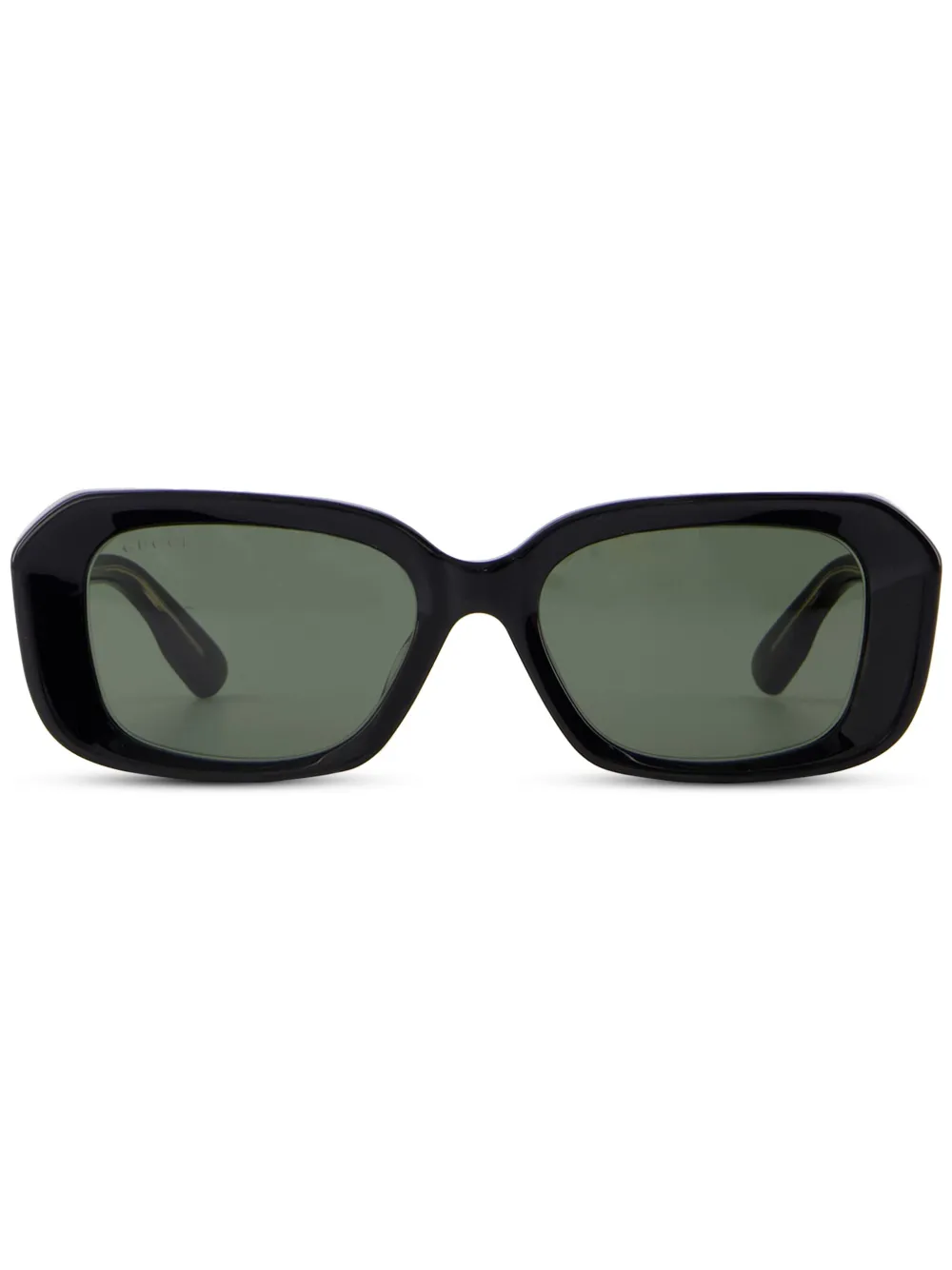 Gucci Eyewear Zonnebril met rechthoekig montuur Zwart