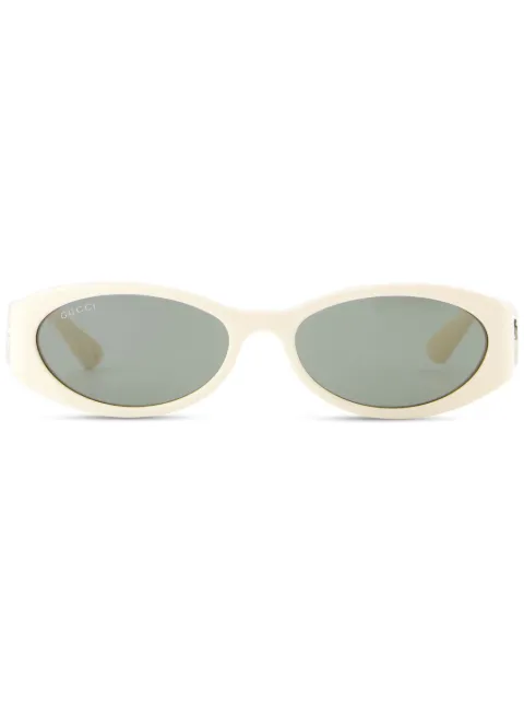 Gucci Eyewear Double G oval-frame sunglasses