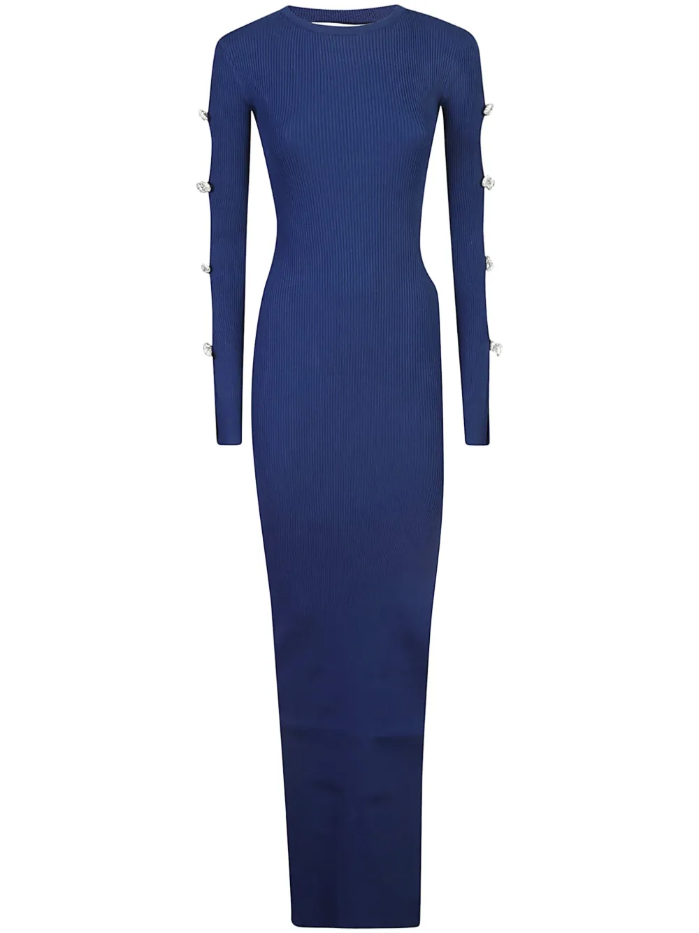 MACH & MACH Uitgesneden maxi-jurk Blauw