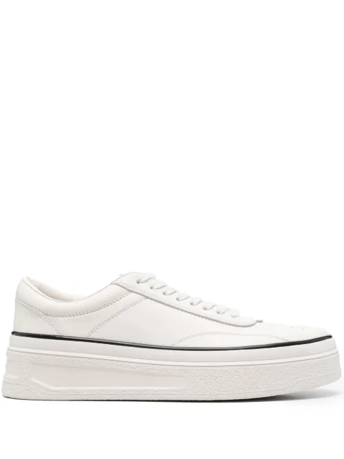 Jil Sander baskets en cuir - Blanc - Jil Sander - Modalova