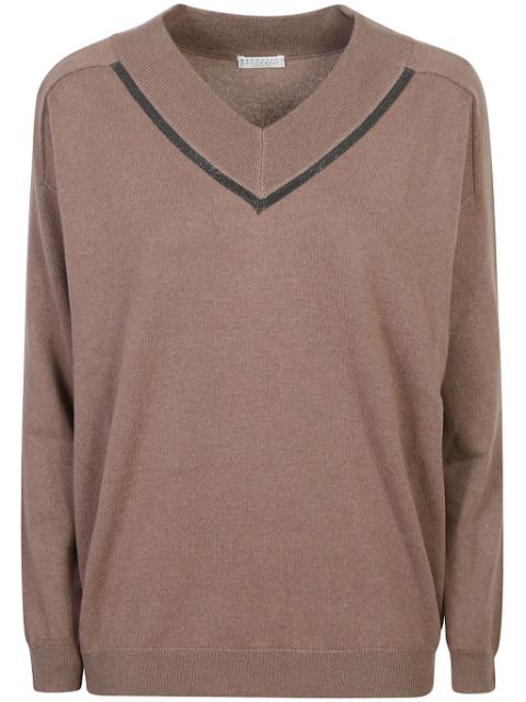 Brunello Cucinelli Monili-embellished sweater Women