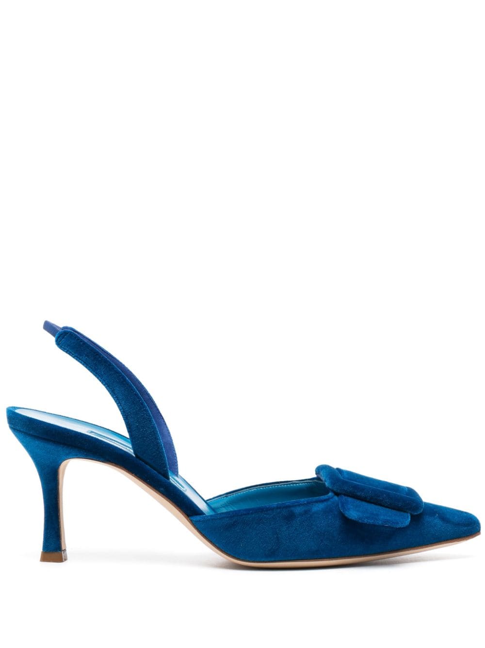 Manolo Blahnik 70mm Maysli pumps Blue