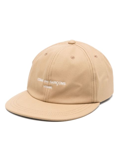 Comme des Garçons Homme baseballkasket med broderet logo