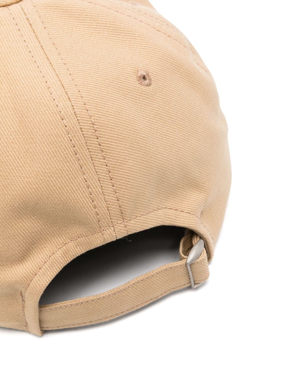 Shop Comme Des Garçons Homme Deux Logo-embroidered Baseball Cap In Brown