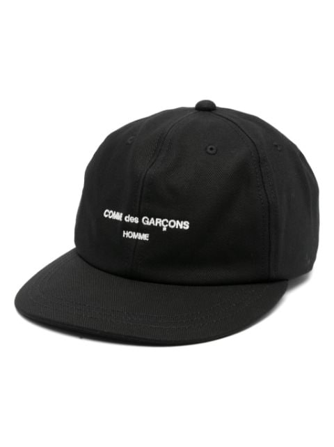 Comme des Garçons Homme baseballkasket med broderet logo