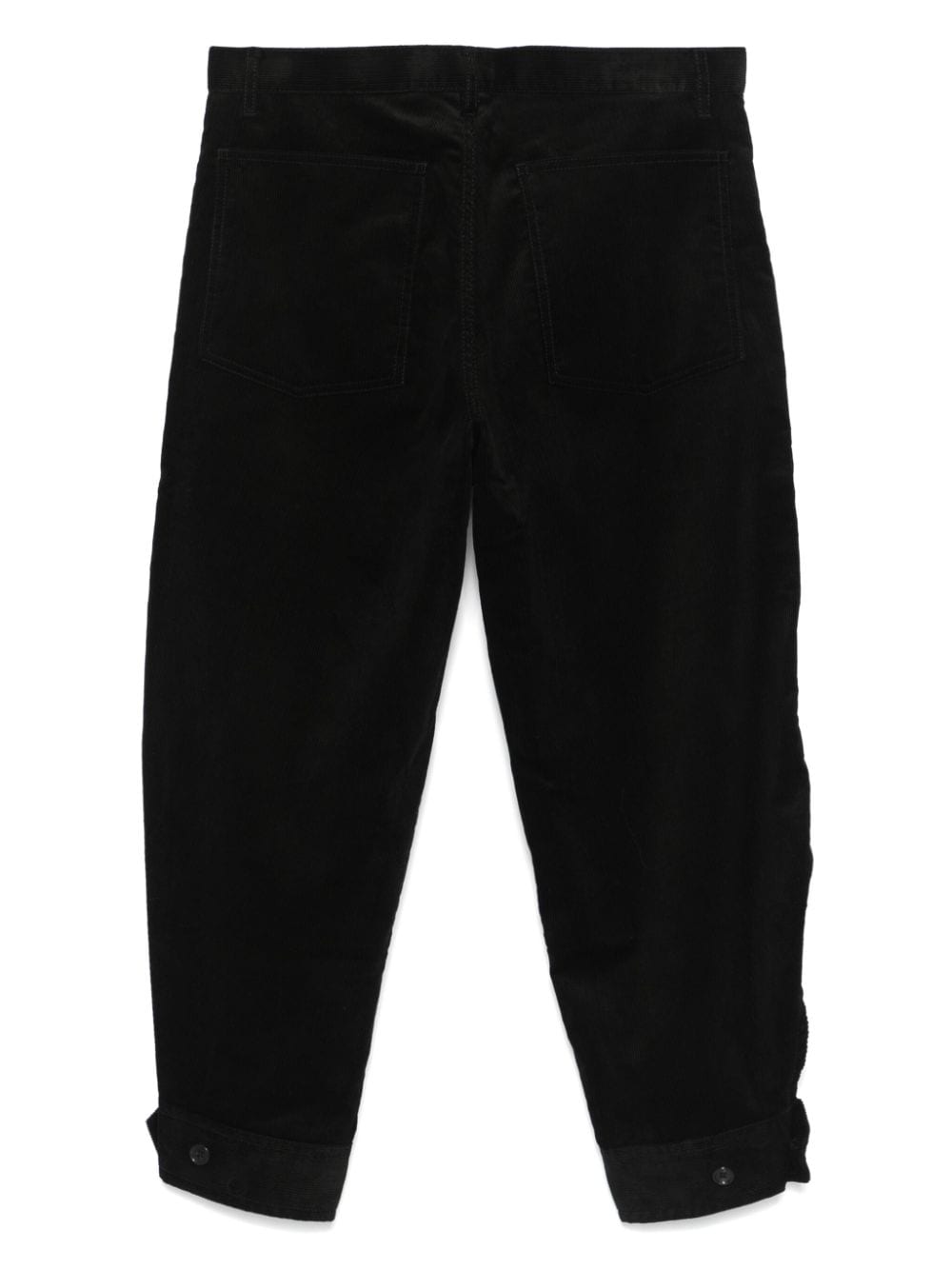 Shop Comme Des Garçons Shirt Corduroy Trousers In Black