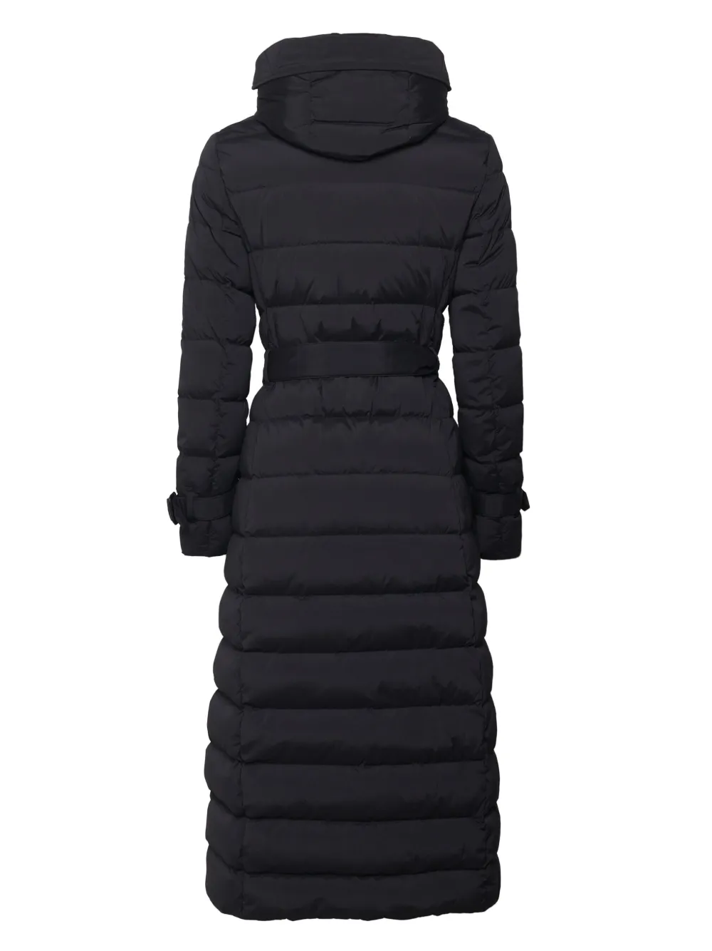 Burberry double-breasted padded coat - Zwart