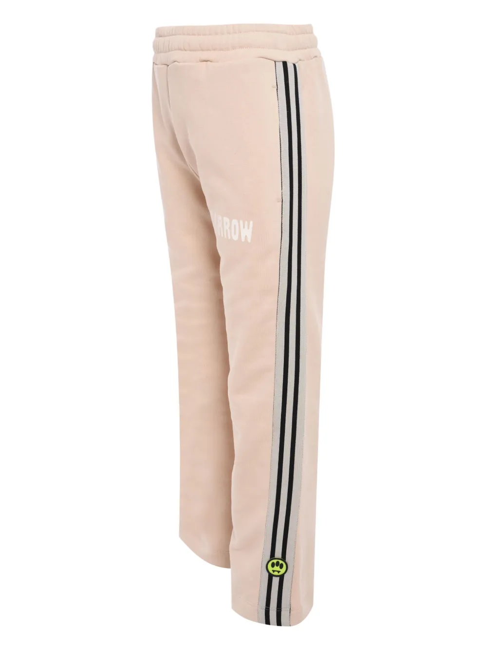 BARROW Broek met streepdetail en logoprint Roze