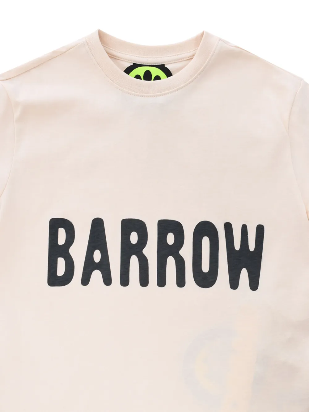 Barrow kids T-shirt met logoprint Beige