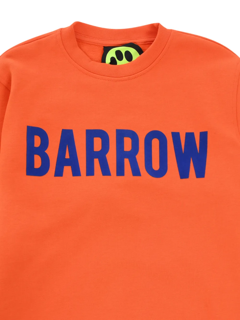 Barrow kids Sweater met logoprint Oranje