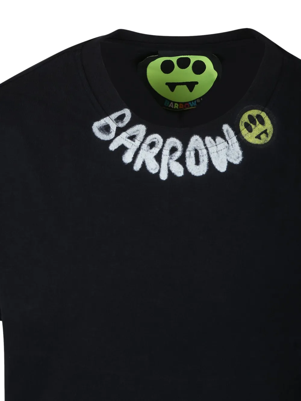 Barrow kids T-shirt met logoprint Zwart