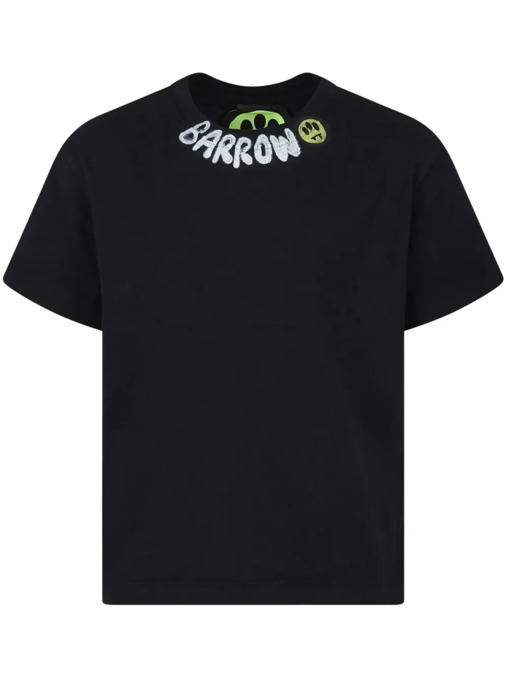 Barrow Black T-shirt For Kids With Logo In Black
