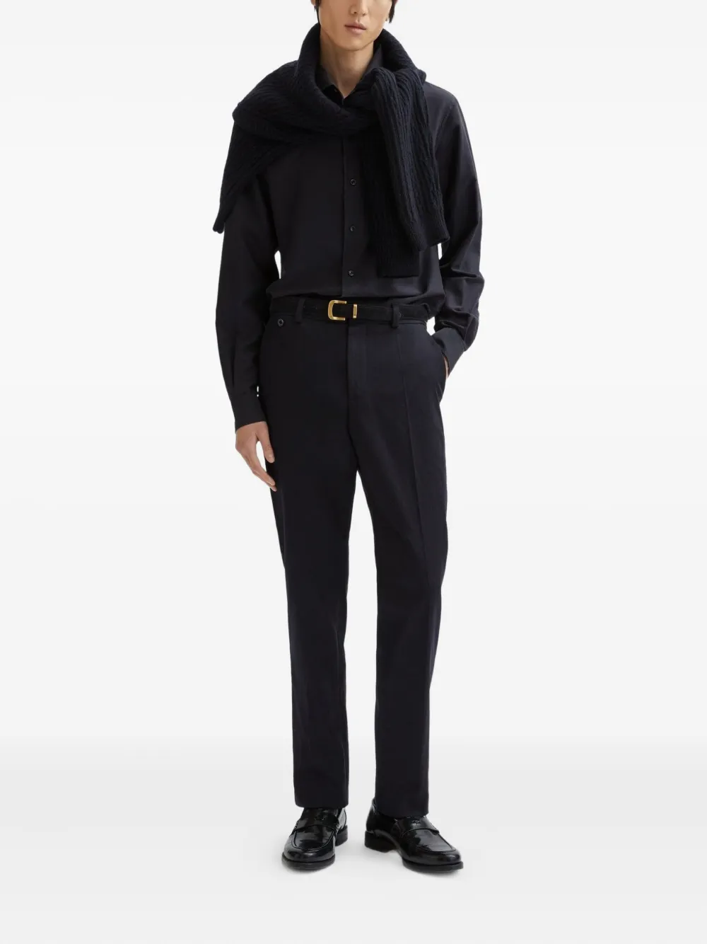 Agnona wool-blend trousers | Regular-Fit & Straight Leg Pants | Image 2