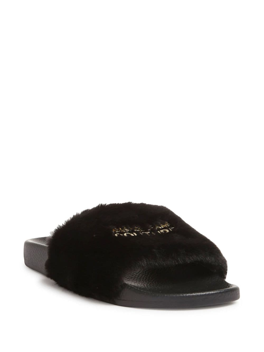 Versace Jeans Couture Shelly slides - Zwart