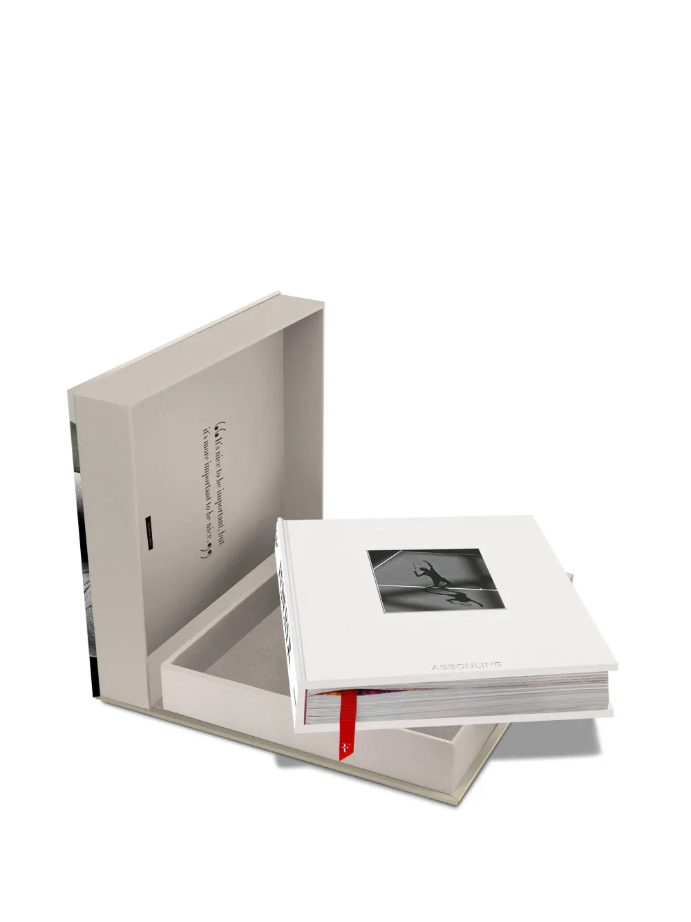 Assouline Federer Book In White