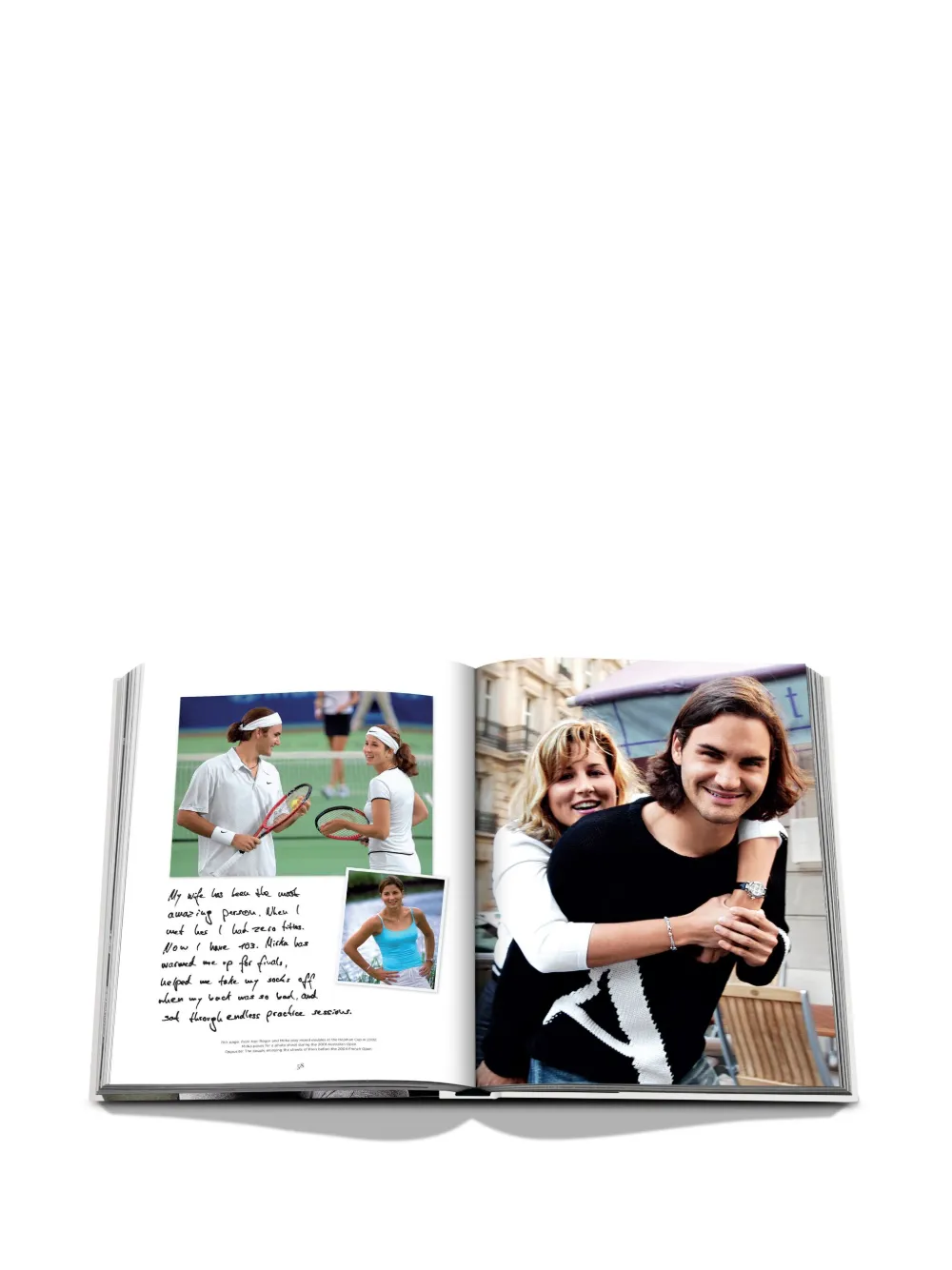 Assouline Federer Book In White