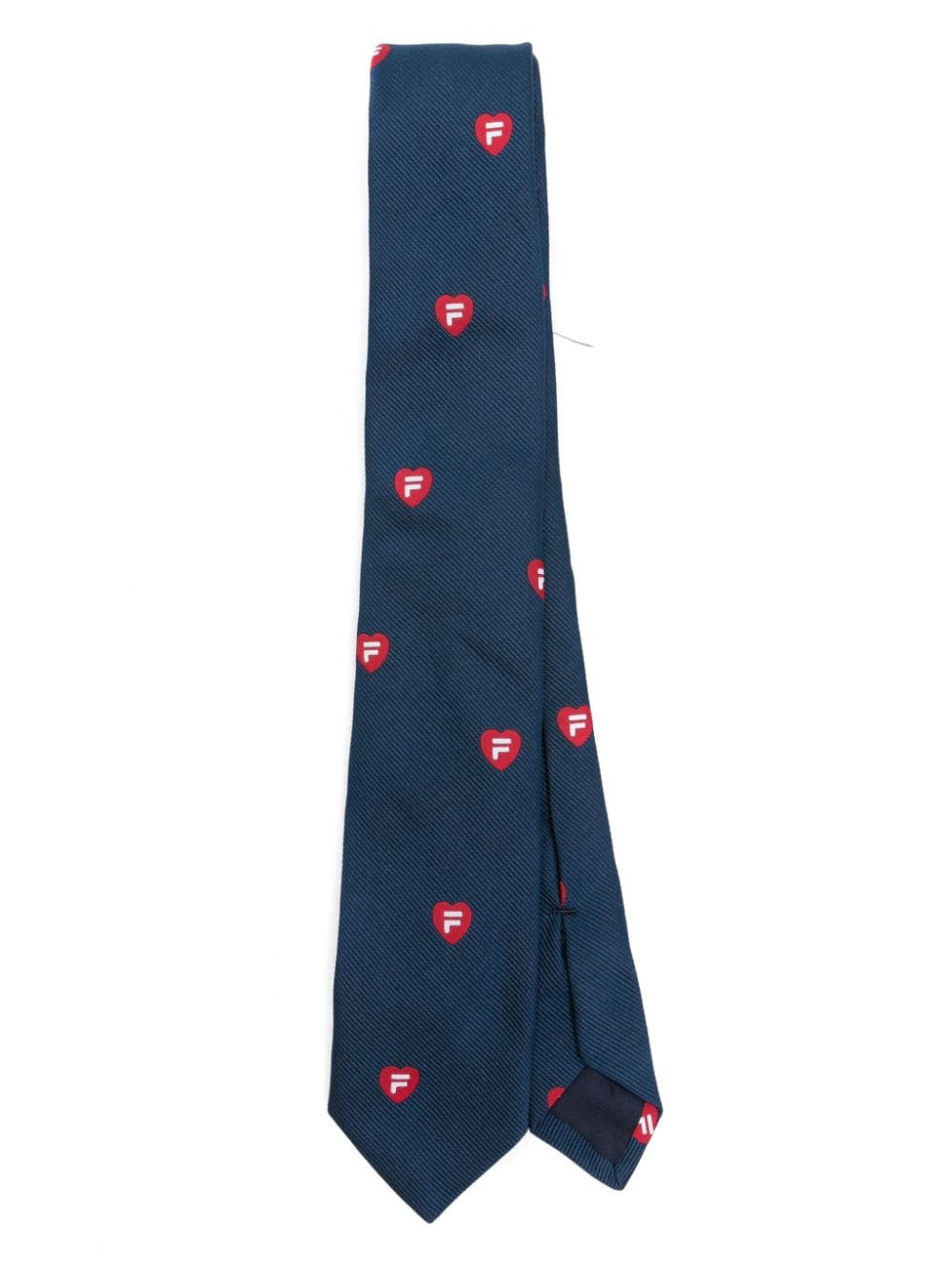 logo-jacquard tie