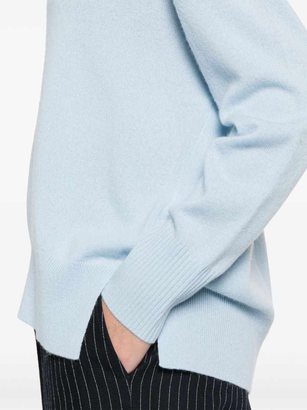 Shop Allude Cashmere Sweater In Blue