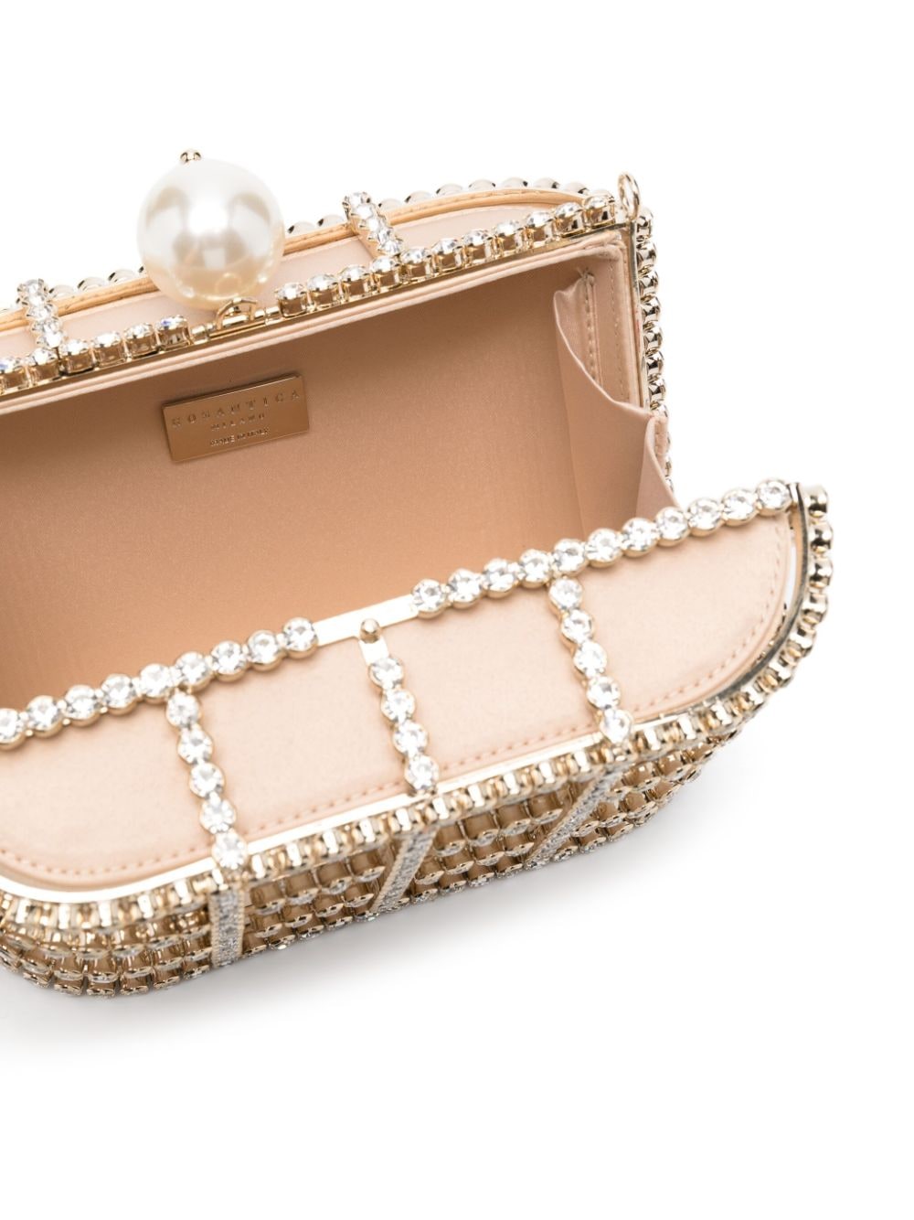 Shop Rosantica Holli Shell Shoulder Bag In Neutrals