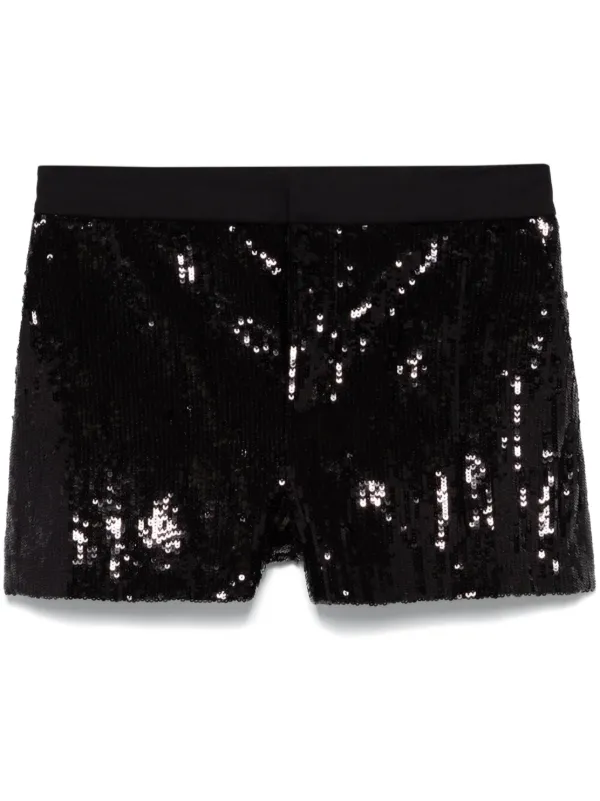 Shorts paillettes nero online