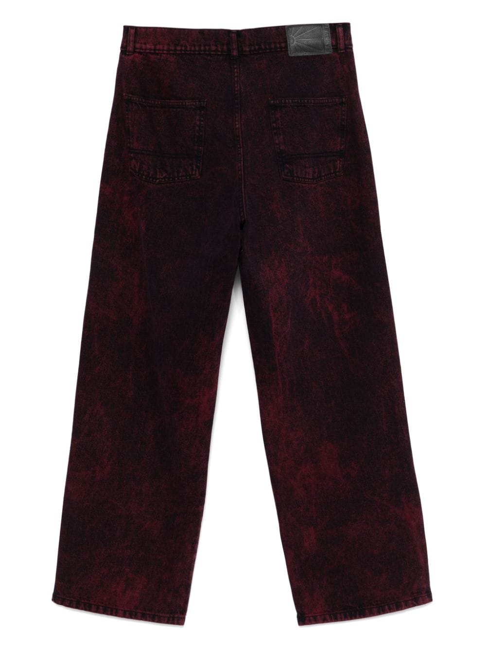 RASSVET Jeans met wijde pijpen - Rood