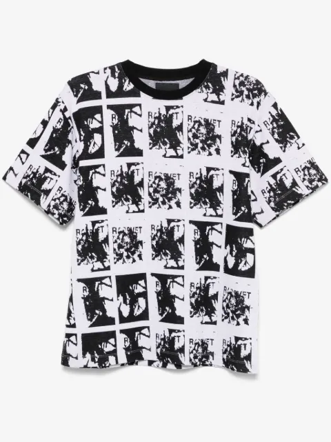  RASSVET patterned-jacquard T-shirt